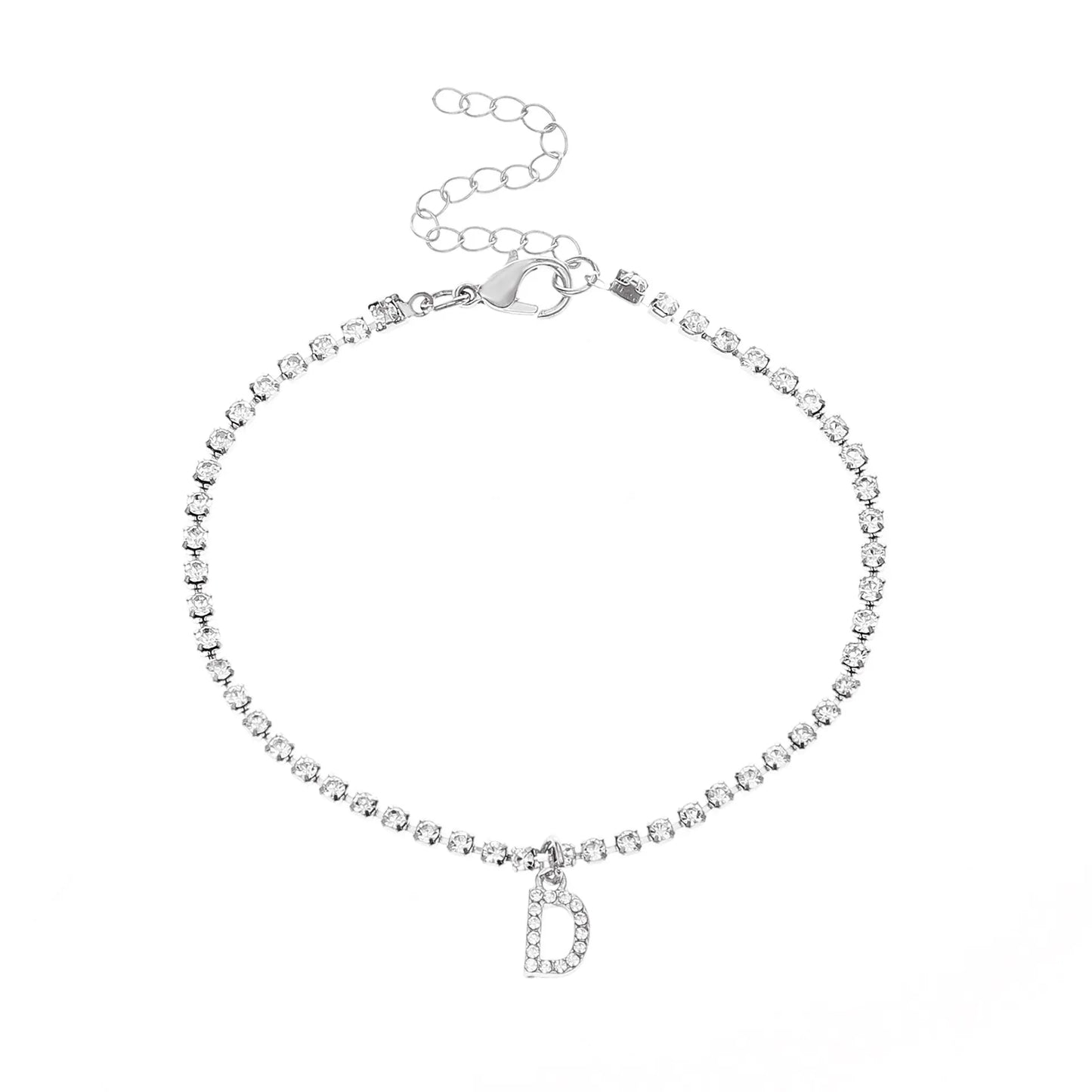 Bracelet de Cheville Hip Hop 26 Lettres Anglaises Créative Plage - BMYANY