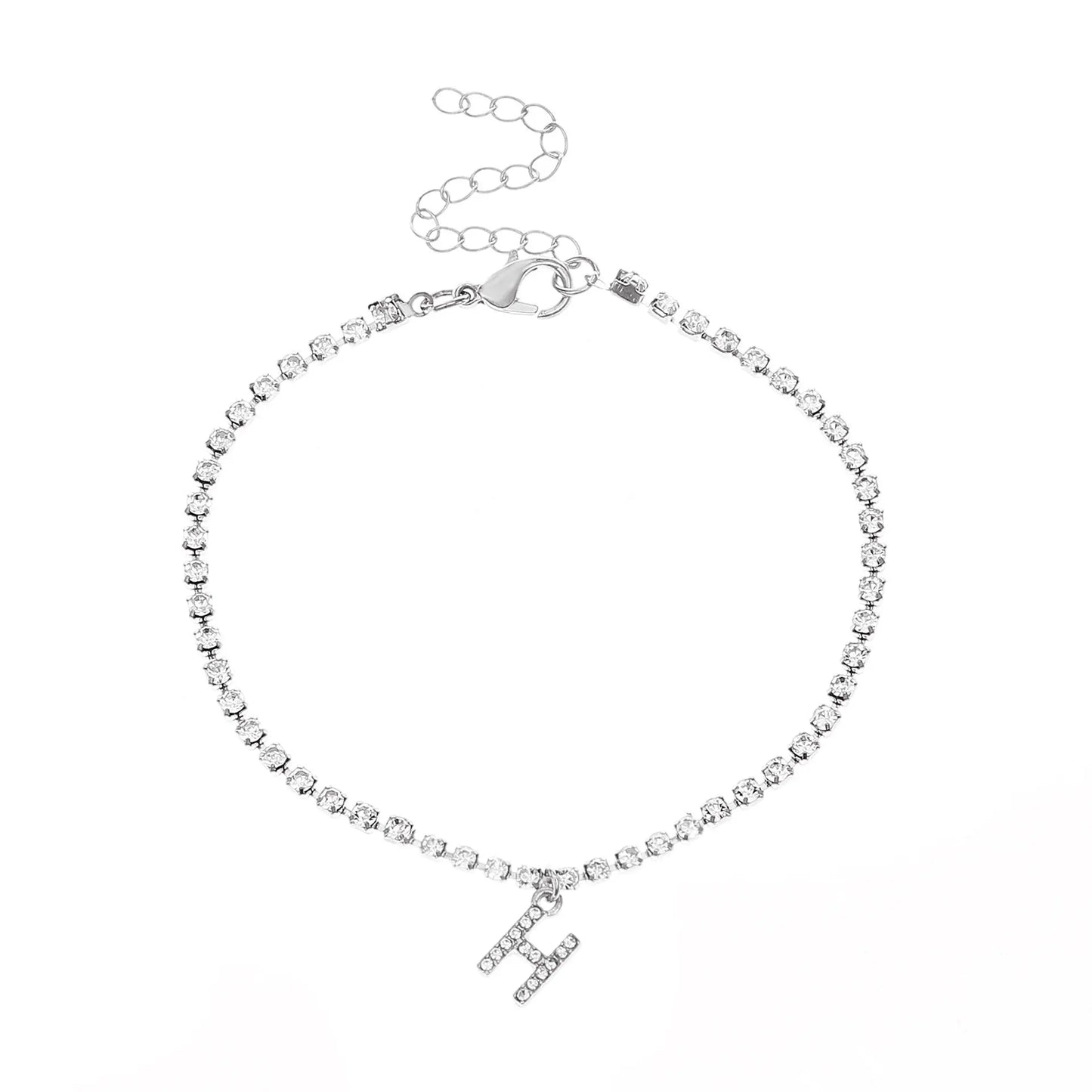 Bracelet de Cheville Hip Hop 26 Lettres Anglaises Créative Plage - BMYANY