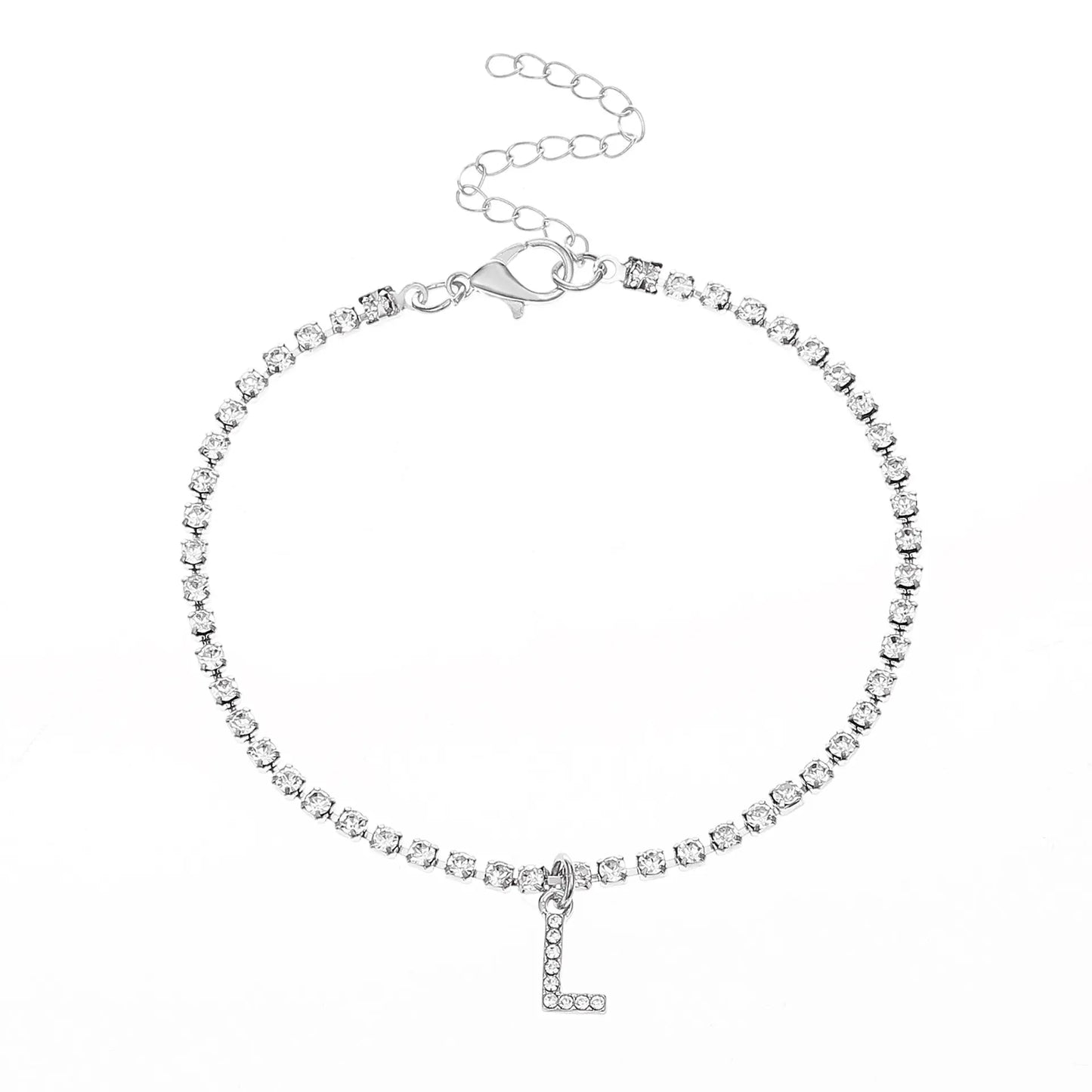 Bracelet de Cheville Hip Hop 26 Lettres Anglaises Créative Plage - BMYANY