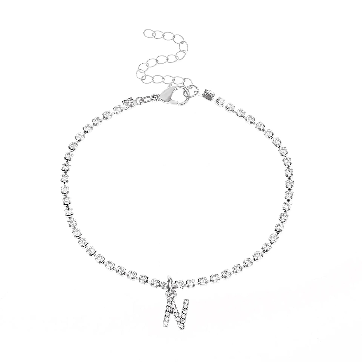 Bracelet de Cheville Hip Hop 26 Lettres Anglaises Créative Plage - BMYANY