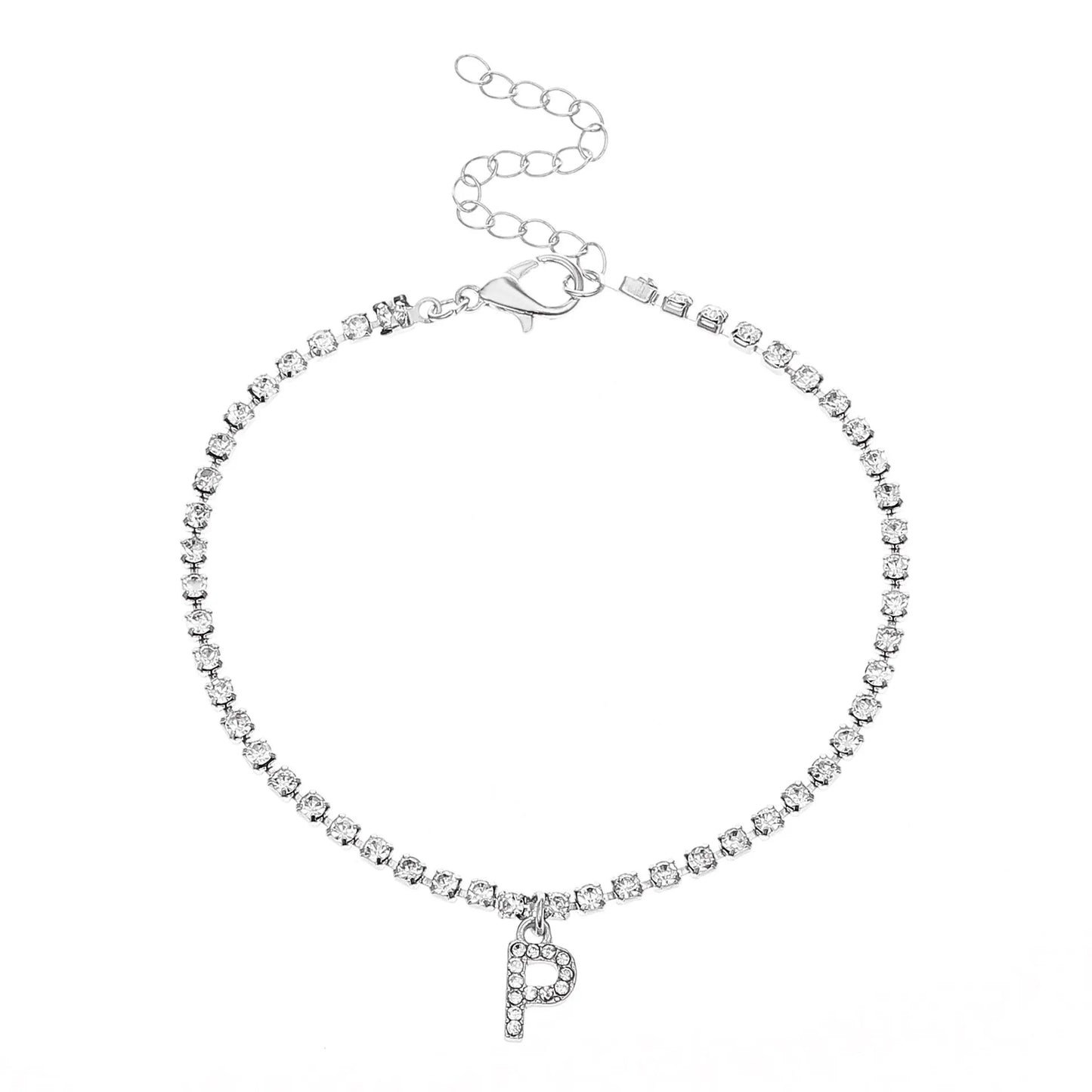 Bracelet de Cheville Hip Hop 26 Lettres Anglaises Créative Plage - BMYANY