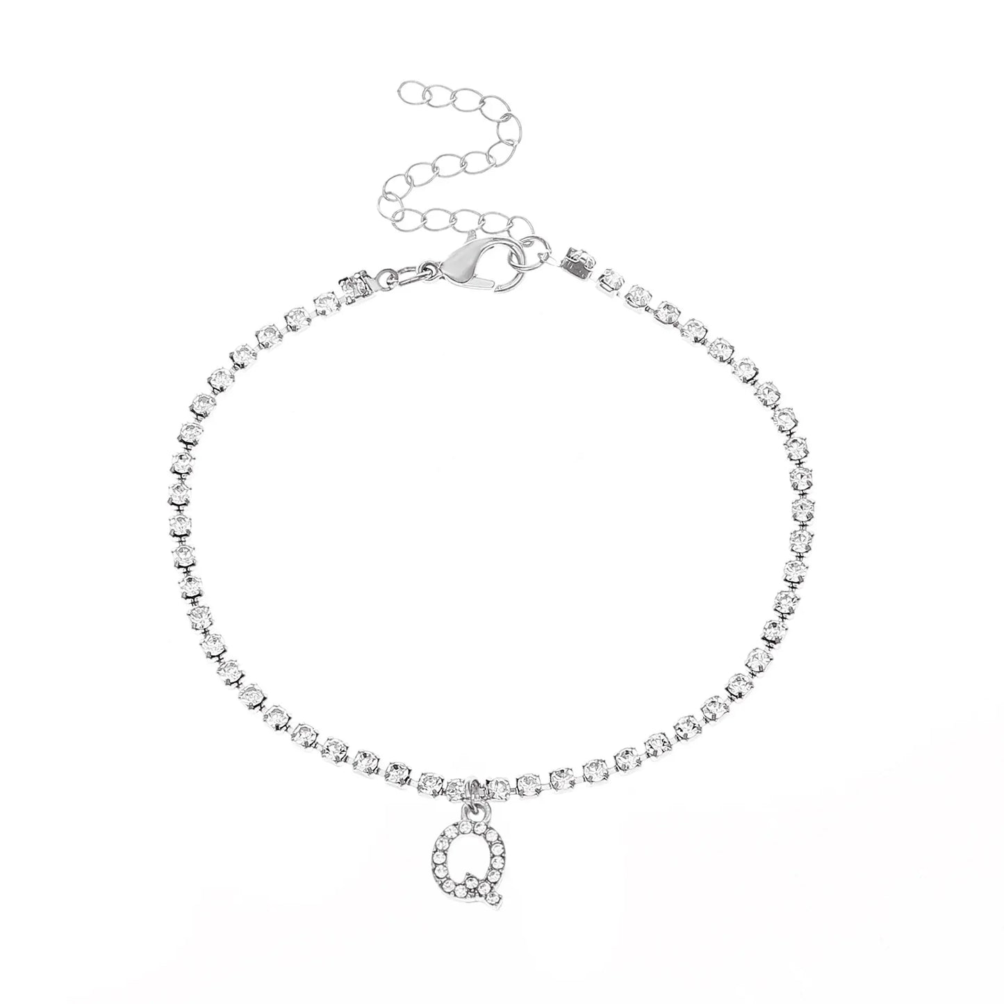 Bracelet de Cheville Hip Hop 26 Lettres Anglaises Créative Plage - BMYANY