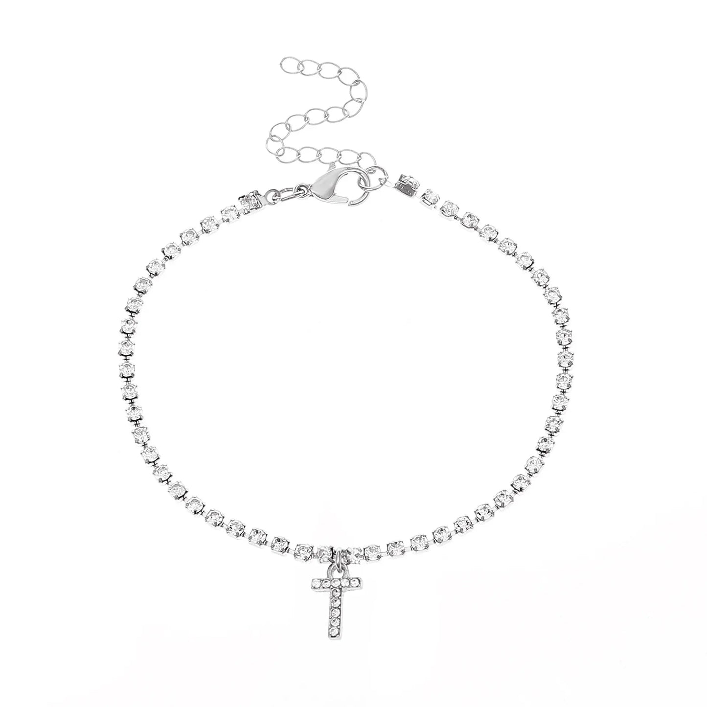Bracelet de Cheville Hip Hop 26 Lettres Anglaises Créative Plage - BMYANY
