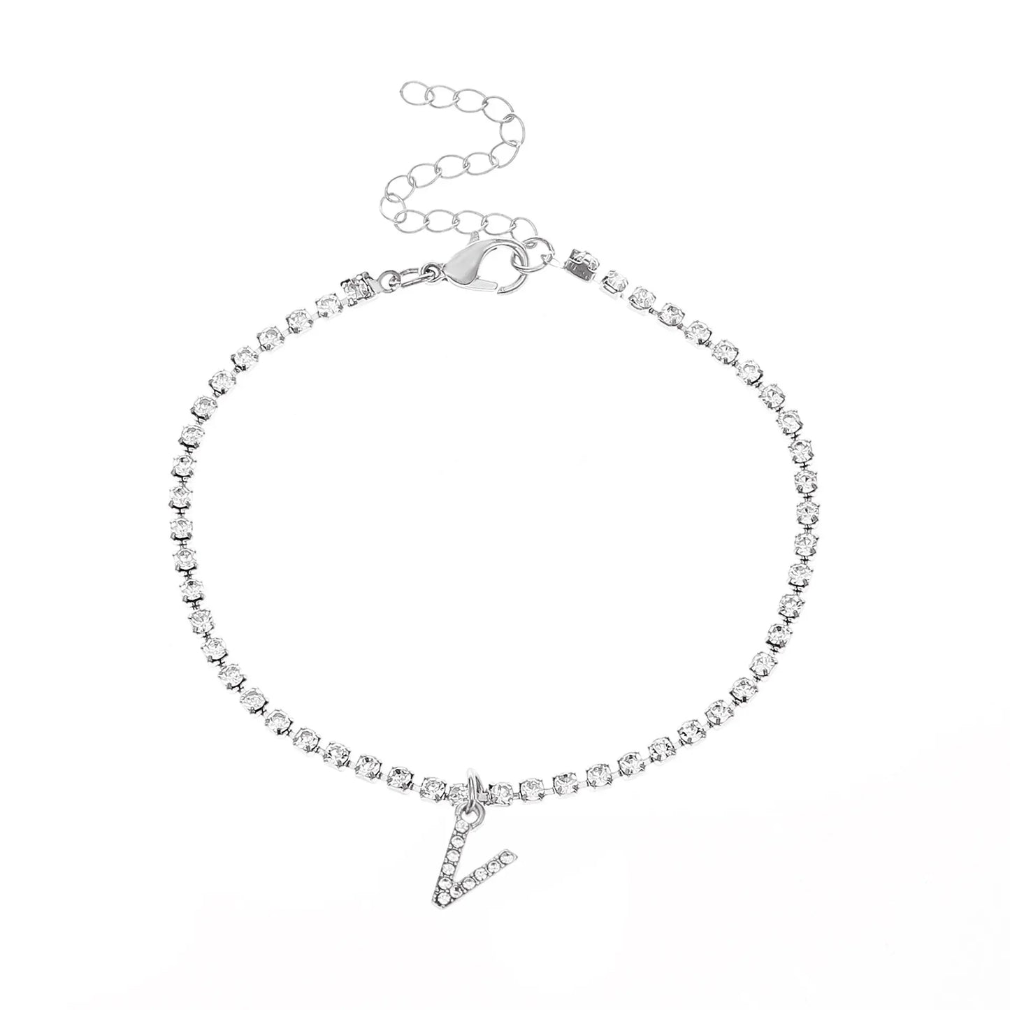 Bracelet de Cheville Hip Hop 26 Lettres Anglaises Créative Plage - BMYANY