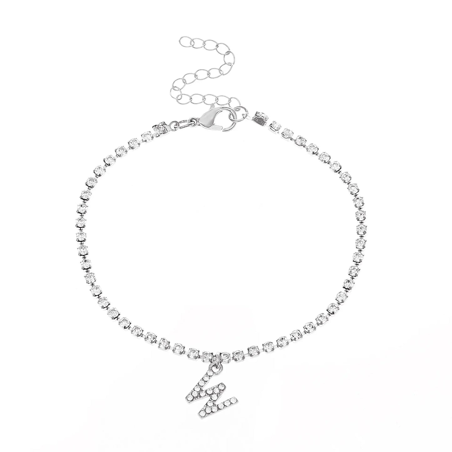 Bracelet de Cheville Hip Hop 26 Lettres Anglaises Créative Plage - BMYANY