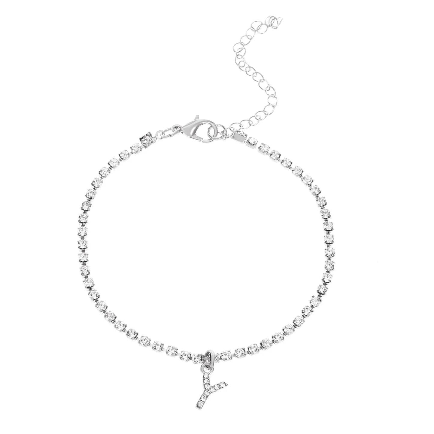 Bracelet de Cheville Hip Hop 26 Lettres Anglaises Créative Plage - BMYANY