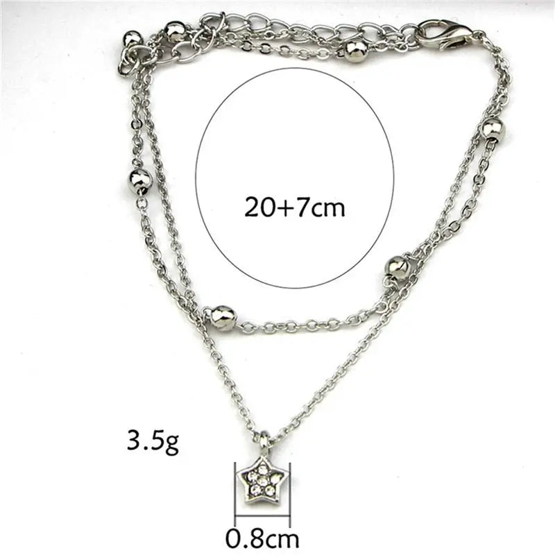 Bracelet de cheville style bohème pour femme - BMYANY