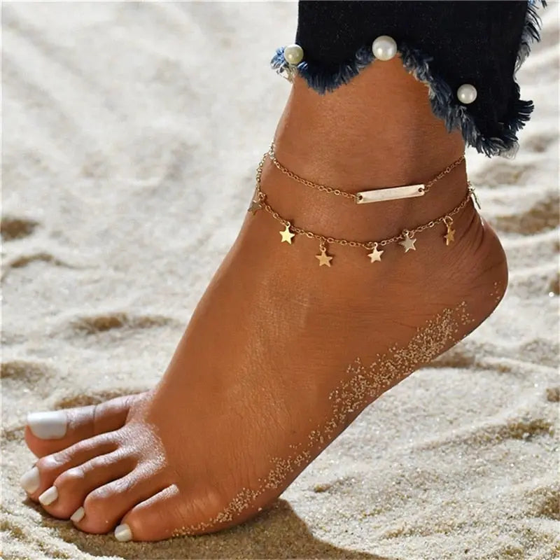 Bracelet de cheville style bohème pour femme - BMYANY