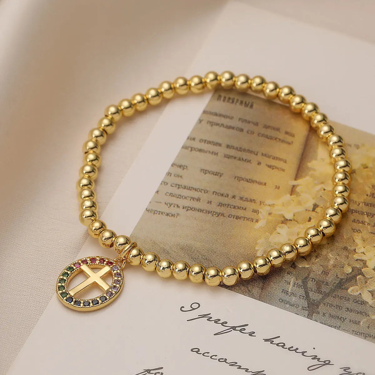 Bracelet pendentif croix Maria - BMYANY