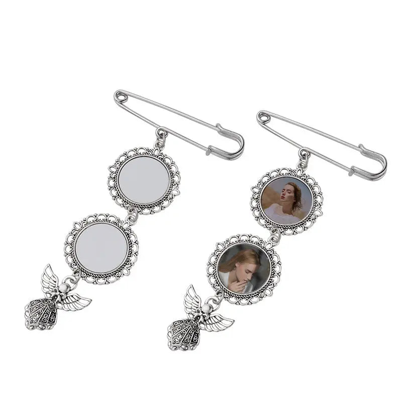 Broche Fleur Dentelle Élégante - BMYANY