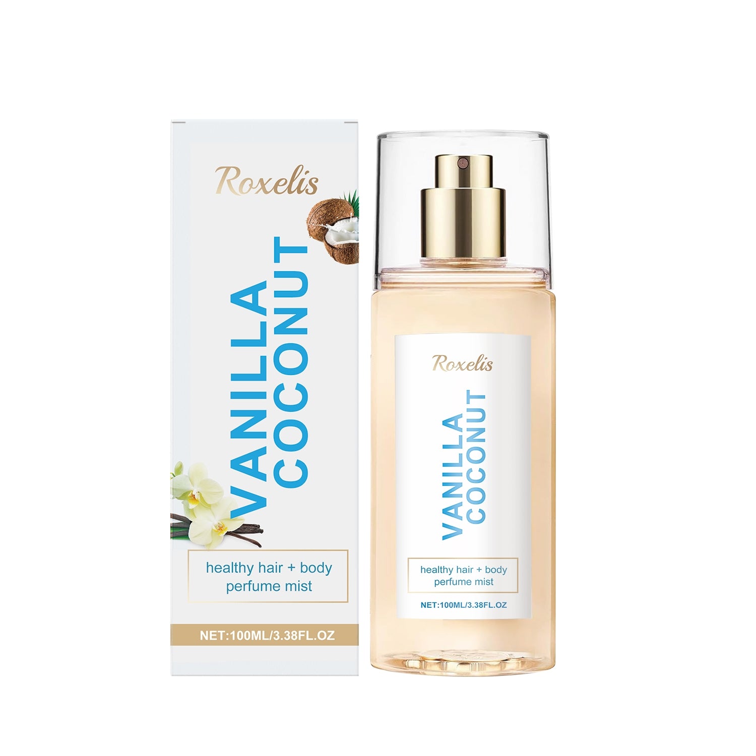 Brume Parfumée Corps et Cheveux Sains - Vanille & Coco 100ml - BMYANY