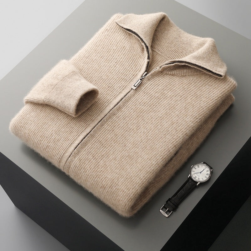 Cardigan Tricoté Manteau Laine Australienne Homme - BMYANY