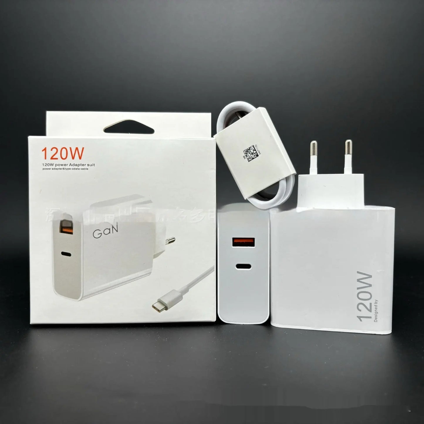 Chargeur Nitrure de Gallium Bleu - Charge Rapide Standard Européen - BMYANY