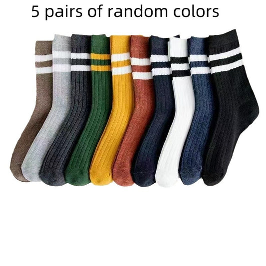 Chaussettes homme mi-mollet absorbantes anti-odeur automne hiver - BMYANY