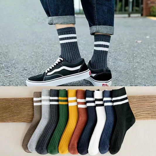 Chaussettes homme mi-mollet absorbantes anti-odeur automne hiver - BMYANY