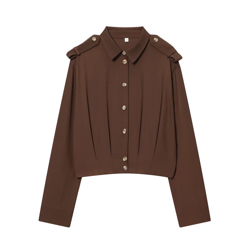 Chemise à Épaulettes Polyvalente pour Femme - BMYANY