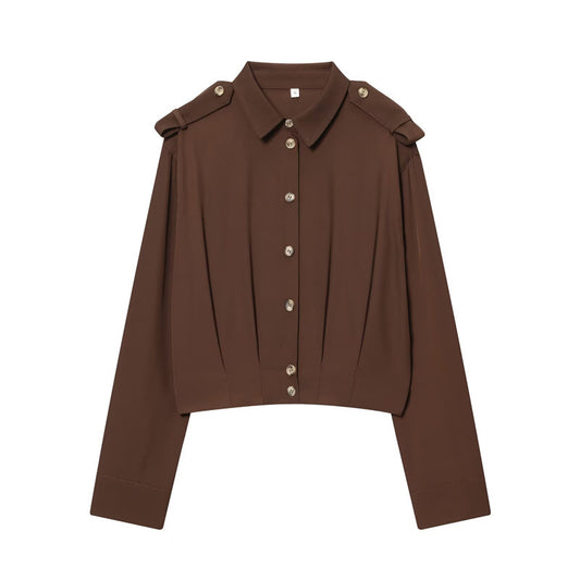 Chemise à Épaulettes Polyvalente pour Femme - BMYANY