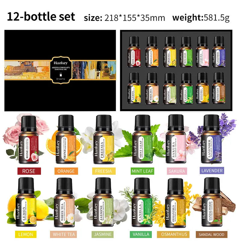 Coffret huiles essentielles aromathérapie hydrosolubles Usage Domestique - BMYANY