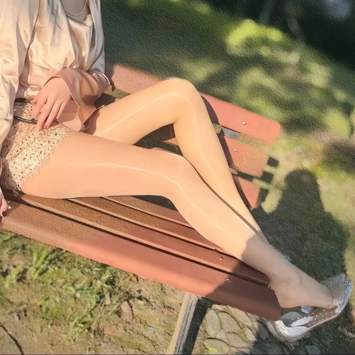 Collants Brillants Satinés Femme - BMYANY