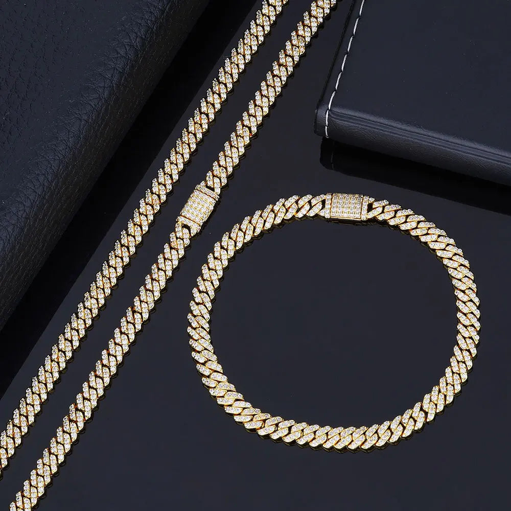 Collier HOMME  Zircon OR - BMYANY