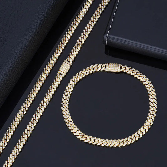 Collier HOMME  Zircon OR - BMYANY