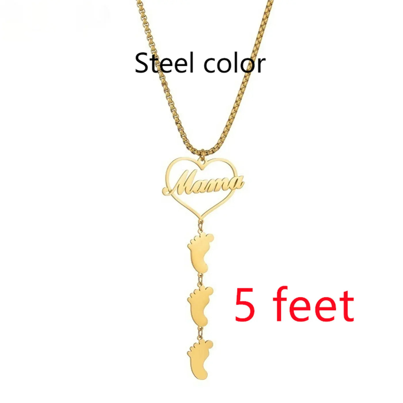 Collier Médaillon Maman et Enfant - Acier Inoxydable Love - BMYANY