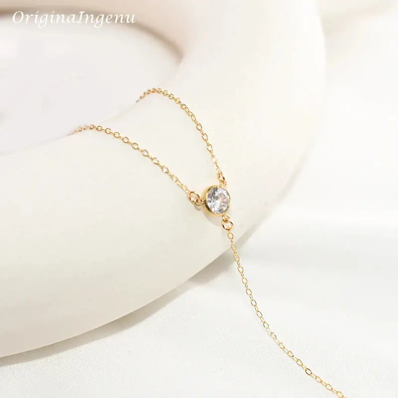 Collier en Plaqué or Y doré, pour femmes - BMYANY