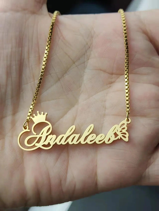 Collier personnalisé avec nom pour femmes et hommes - BMYANY
