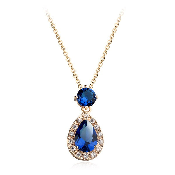 Collier étoile émeraude zircon AAA Serti - BMYANY