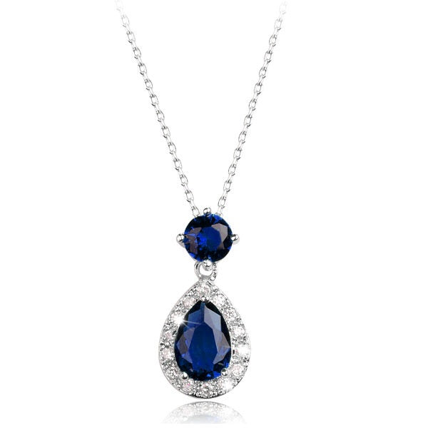 Collier étoile émeraude zircon AAA Serti - BMYANY
