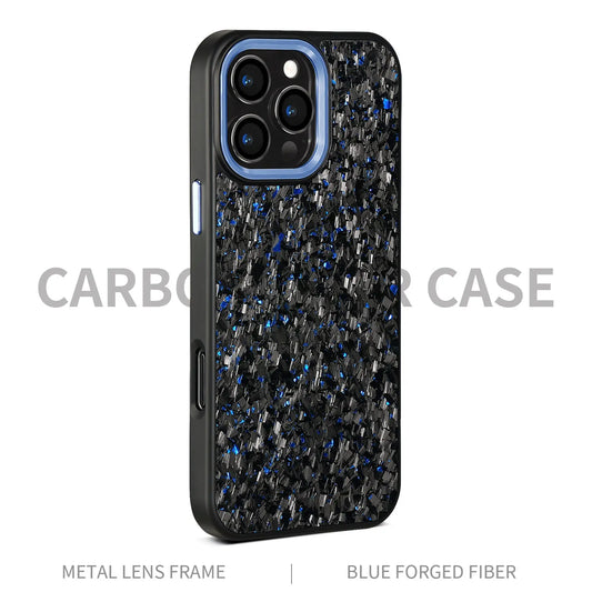 Coque Cadre Métal Fibre de Carbone Magnétique iPhone 14 - BMYANY