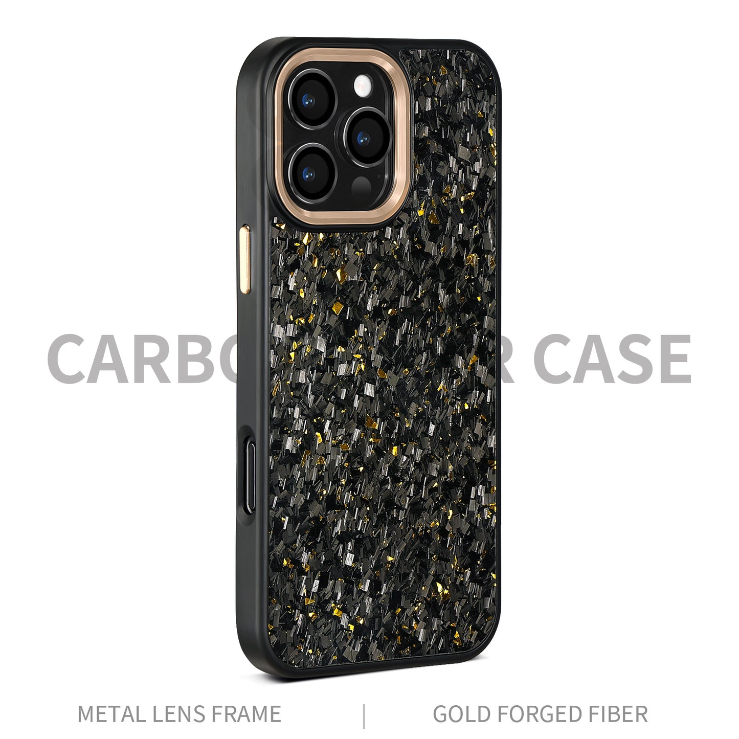 Coque Cadre Métal Fibre de Carbone Magnétique iPhone 14 - BMYANY