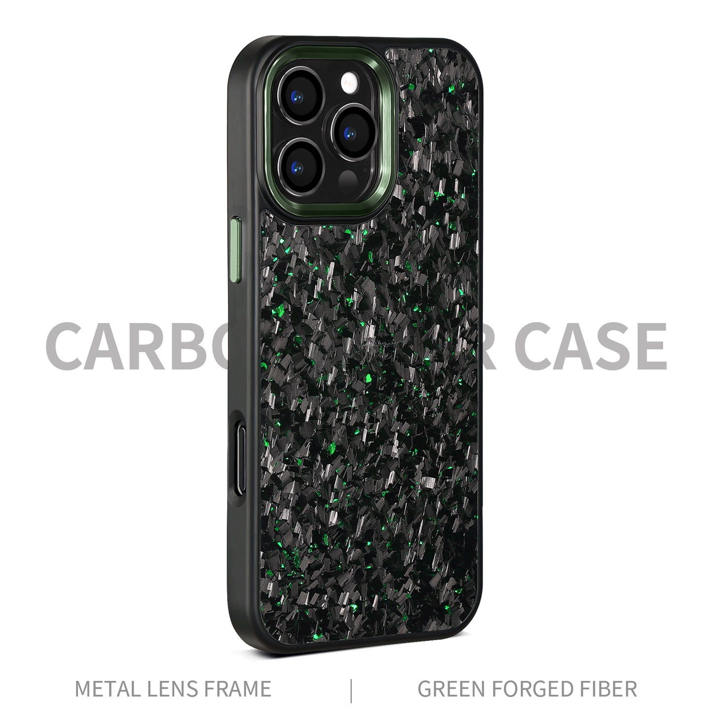 Coque Cadre Métal Fibre de Carbone Magnétique iPhone 14 - BMYANY