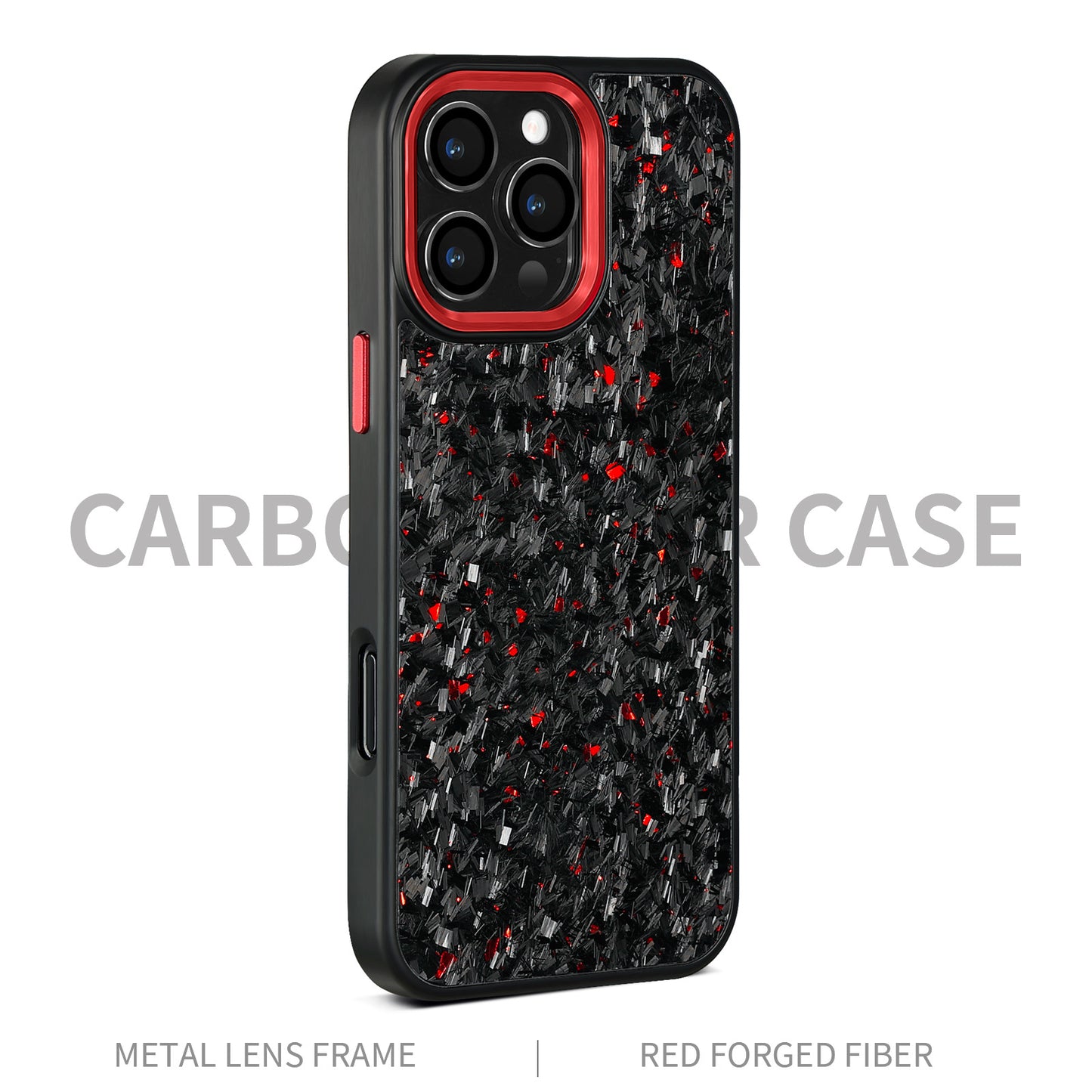 Coque Cadre Métal Fibre de Carbone Magnétique iPhone 14 - BMYANY