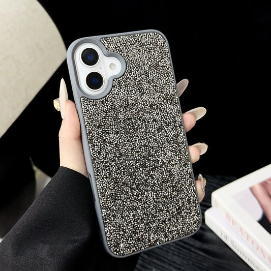 Coque iPhone  effet Peau Carbink Bords Souples Coque Rigide - BMYANY