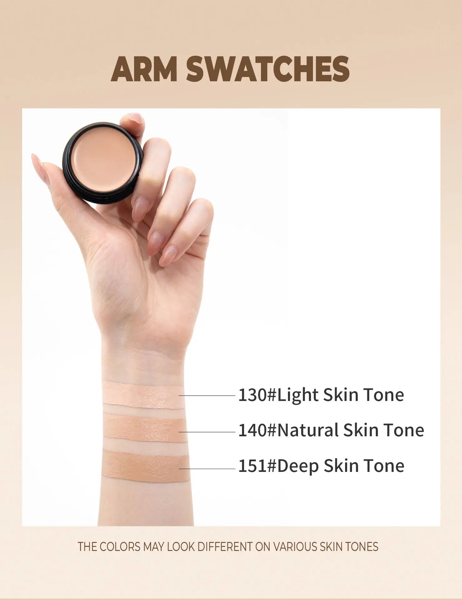 Correcteur Haute Couvrance - Anti-Cernes, Imperfections & Tatouages - BMYANY