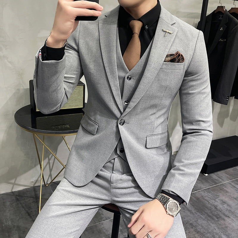 Costume Homme 3 Pièces Mariage - Élégant Business Formel - BMYANY