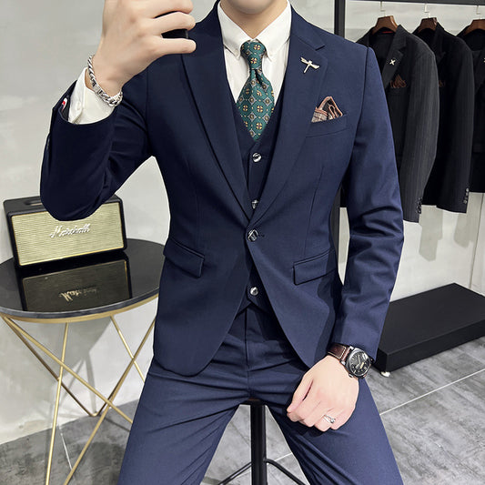 Costume Homme 3 Pièces Mariage - Élégant Business Formel - BMYANY