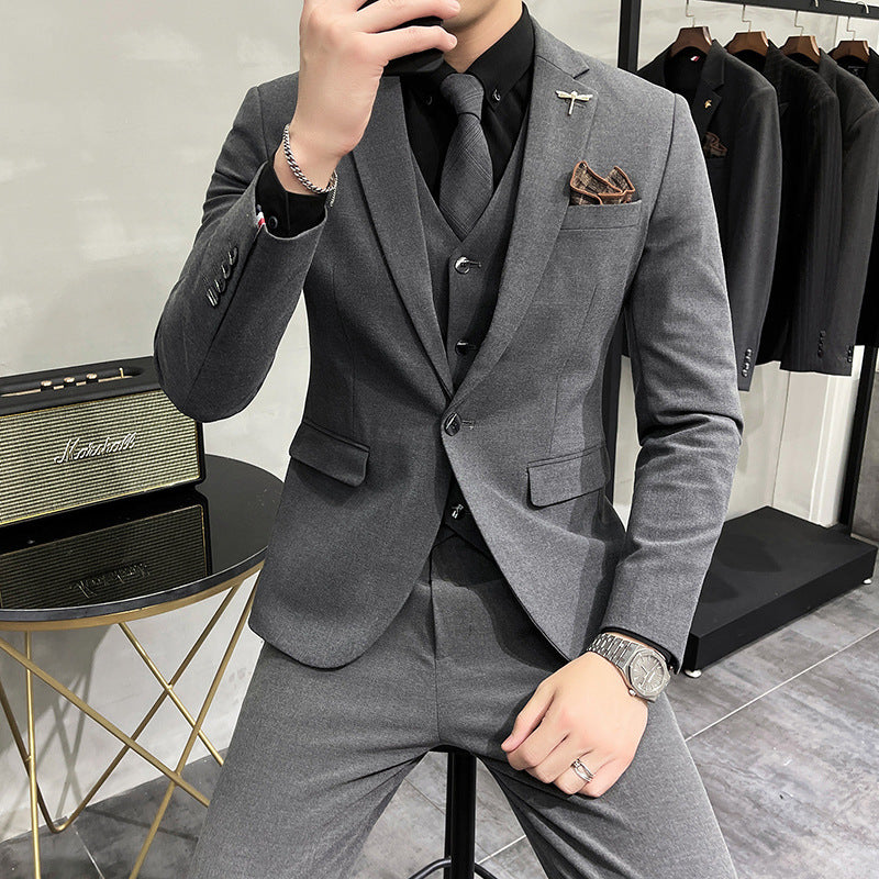 Costume Homme 3 Pièces Mariage - Élégant Business Formel - BMYANY