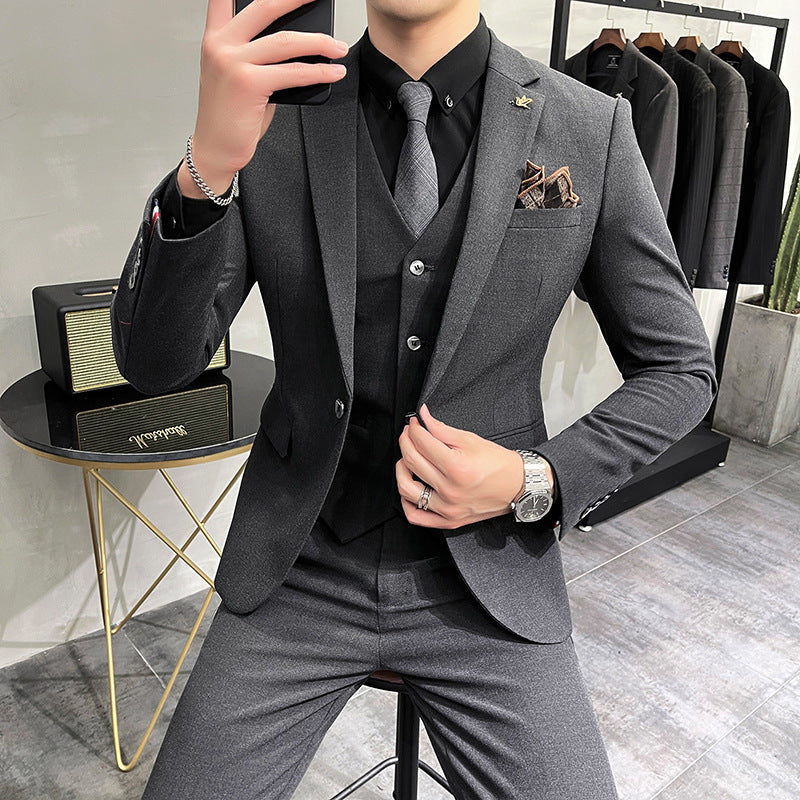 Costume Homme 3 Pièces Mariage - Élégant Business Formel - BMYANY