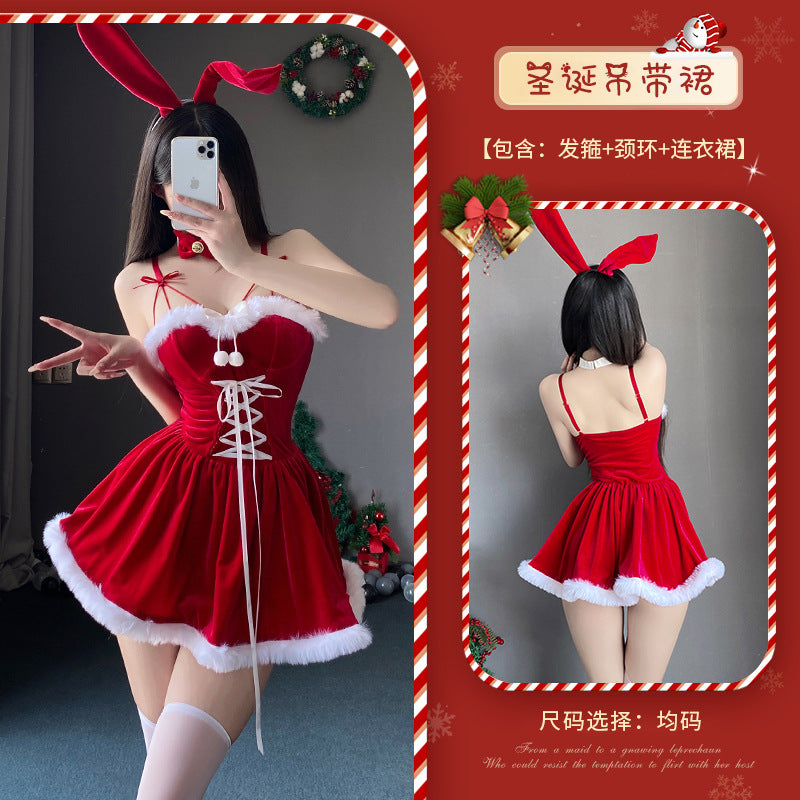 Costume de robe Noël Lapin Mignon Nightclub - BMYANY