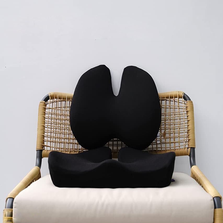 Coussin Ergonomique Mémoire de Forme - Siège Bureau et Voiture - BMYANY