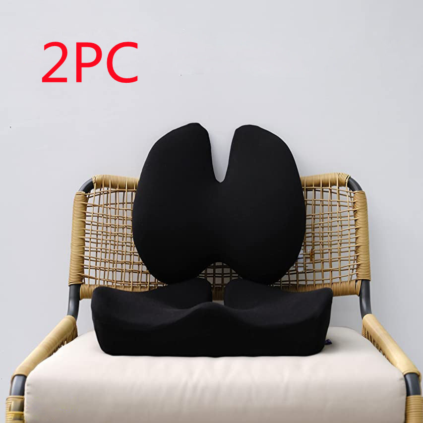 Coussin Ergonomique Mémoire de Forme - Siège Bureau et Voiture - BMYANY
