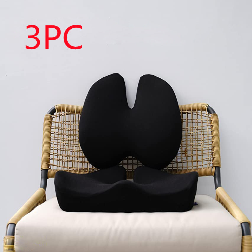 Coussin Ergonomique Mémoire de Forme - Siège Bureau et Voiture - BMYANY