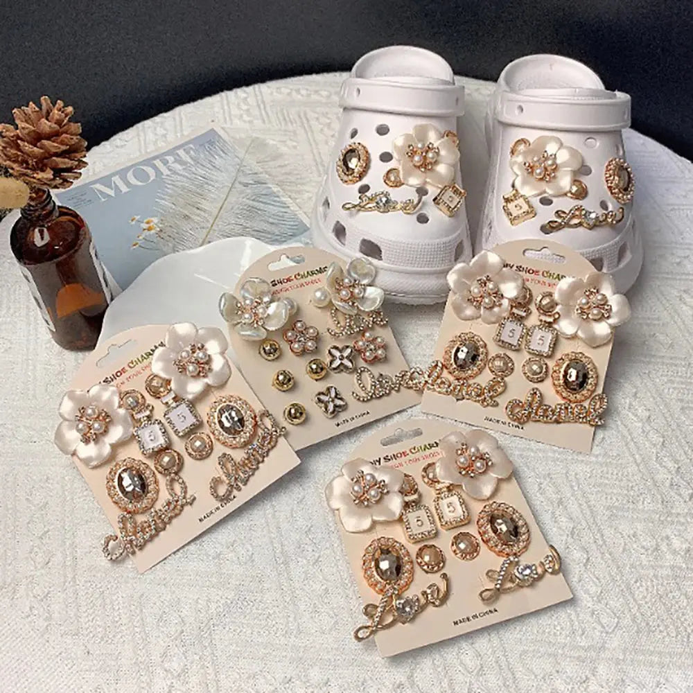 Décorations Florales pour Chaussures - Set Accessoires Tendance - BMYANY