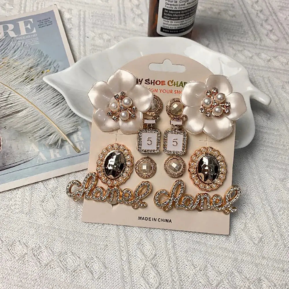 Décorations Florales pour Chaussures - Set Accessoires Tendance - BMYANY