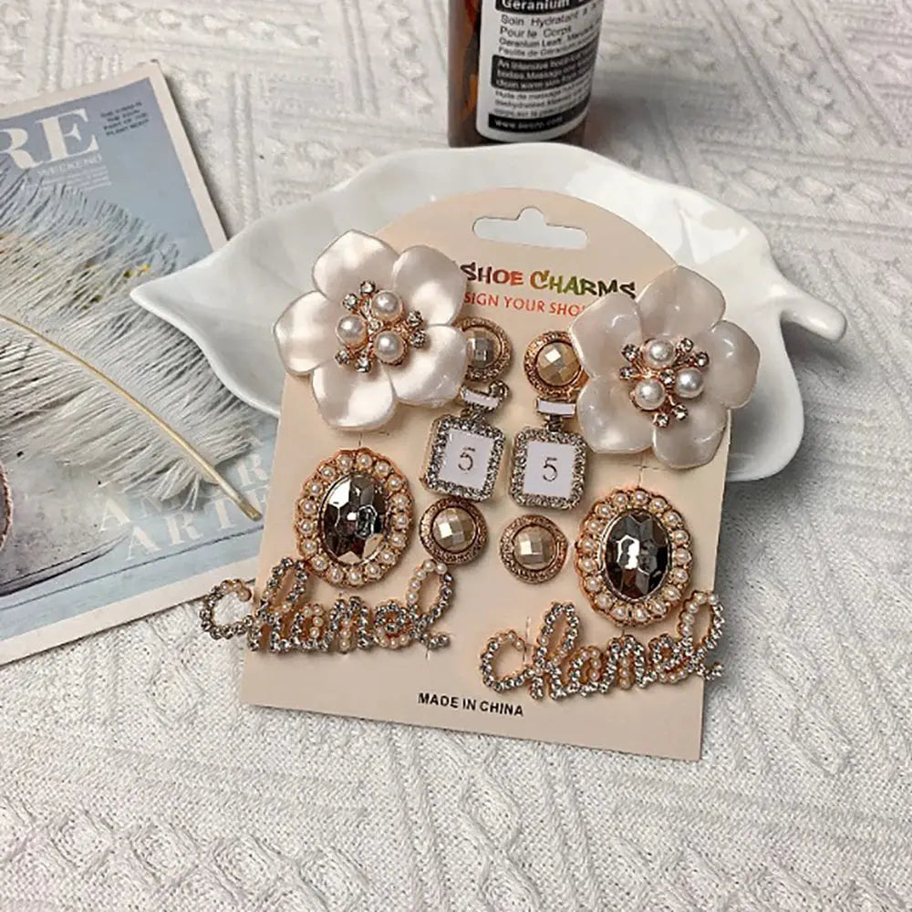 Décorations Florales pour Chaussures - Set Accessoires Tendance - BMYANY