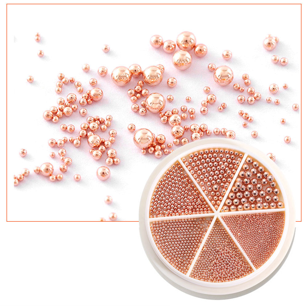 Décorations Ongles 3D Or Rose Argent Bijoux Nail Art DIY - BMYANY