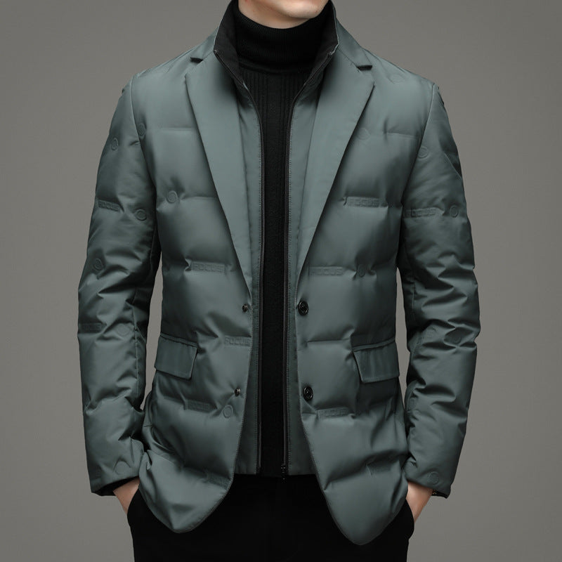 Doudoune Homme Hiver Anti-Froid Col Écharpe - BMYANY