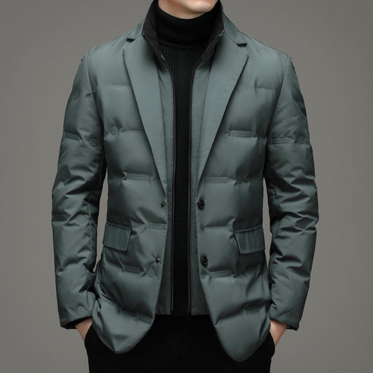 Doudoune Homme Hiver Anti-Froid Col Écharpe - BMYANY